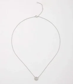 Pavé Peace Sign Necklace
