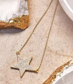 Pavé Star Necklace
