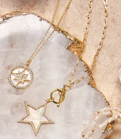 Pavé Star Toggle Necklace