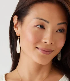 Pavé Teardrop Earrings