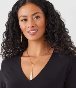 Pavé Teardrop Necklace