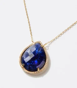 Pavé Teardrop Necklace