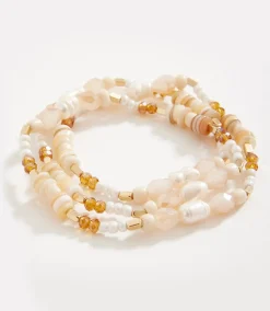 Pearl And Gemstone Bracelet