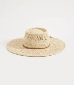 Peekaboo Weave Gambler Straw Hat