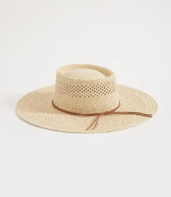 Peekaboo Weave Gambler Straw Hat