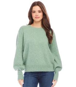 Petite Size Blouson Sleeve Sweater
