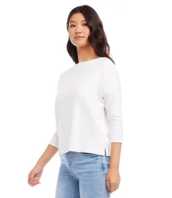 Petite Size Boatneck Top