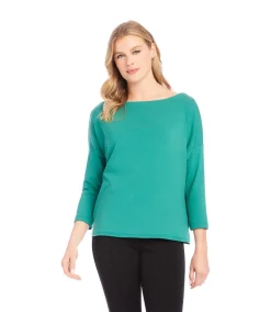 Petite Size Boatneck Top