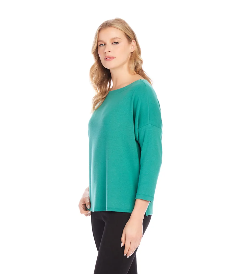 Petite Size Boatneck Top