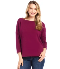 Petite Size Boatneck Top