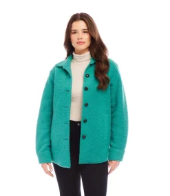 Petite Size Brushed Shirt Jacket