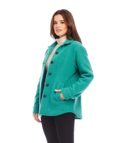 Petite Size Brushed Shirt Jacket