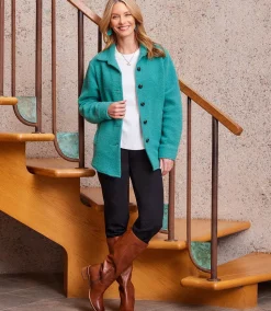 Petite Size Brushed Shirt Jacket