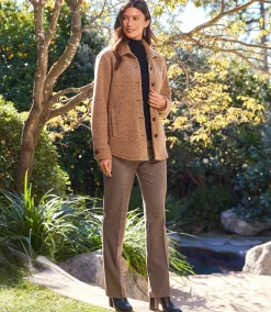 Petite Size Brushed Shirt Jacket
