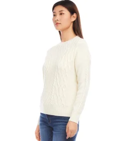 Petite Size Cable Knit Sweater