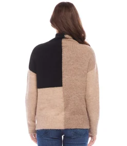Petite Size Colorblock Sweater