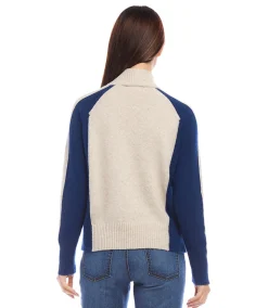 Petite Size Colorblock Sweater