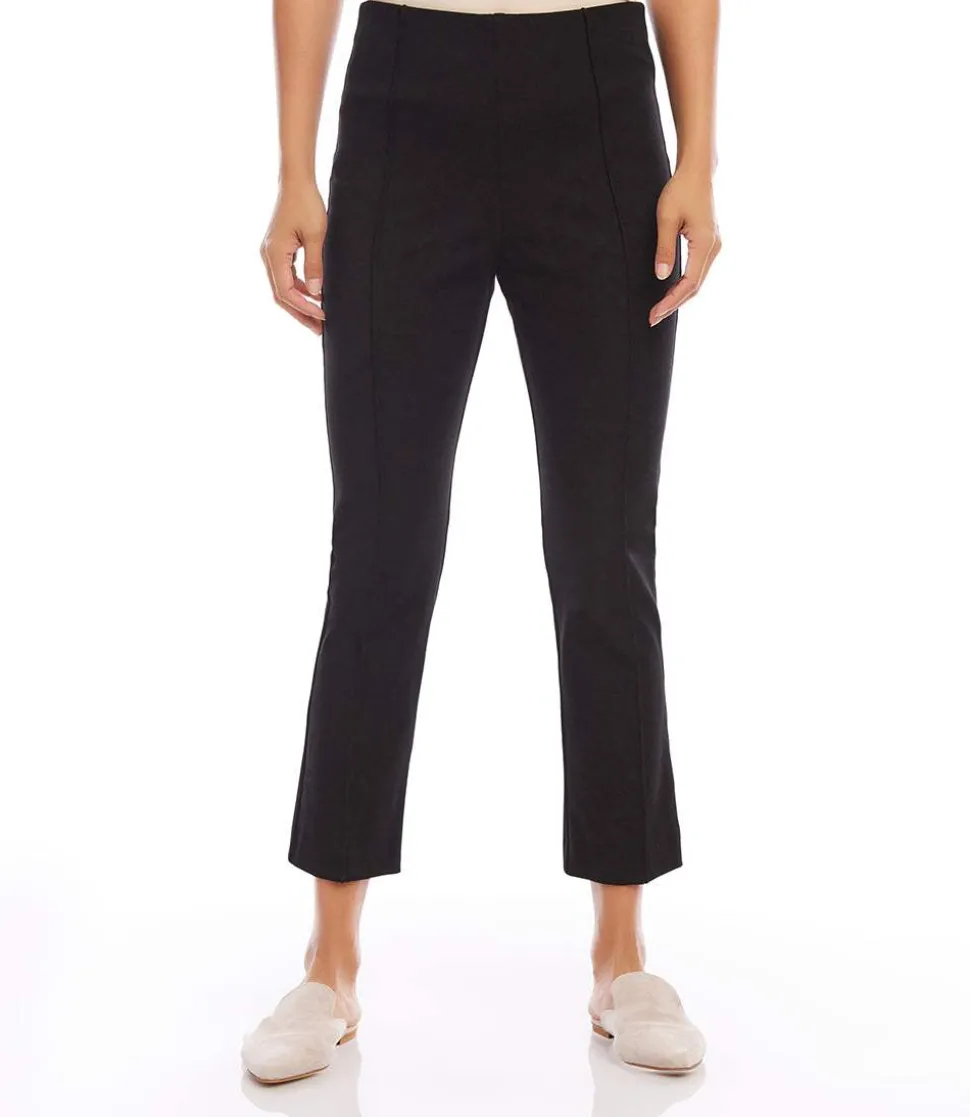 Petite Size Cropped Pintuck Pants