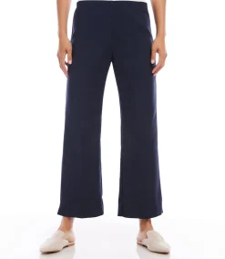 Petite Size Cropped Wide Leg Pants