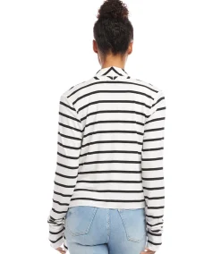 Petite Size Drape Front Cardigan