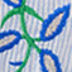 Petite Size Embroidered Drawstring Top