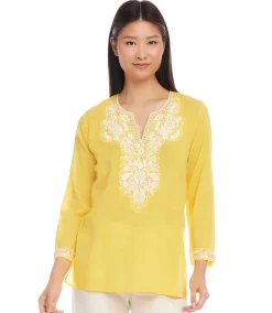 Petite Size Embroidered Tunic