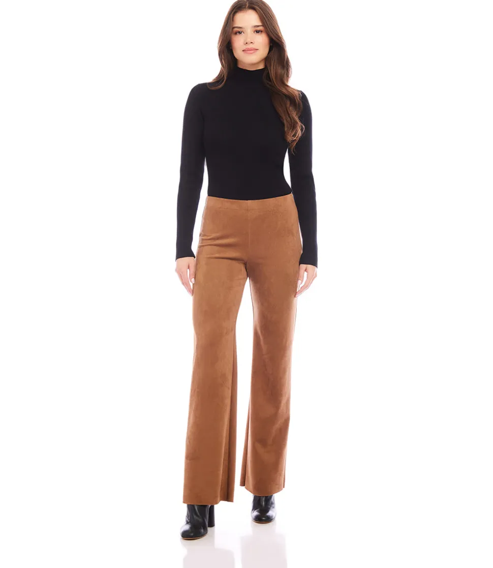 Petite Size Faux Suede Presley Pants