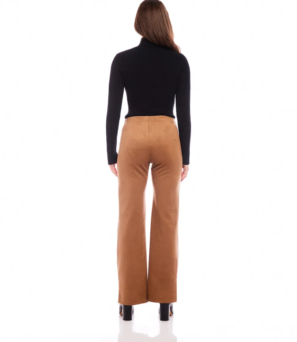 Petite Size Faux Suede Presley Pants