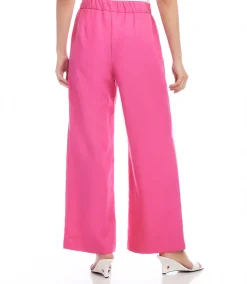 Petite Size High Waist Pleated Pants