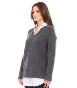 Petite Size Layered Sweater