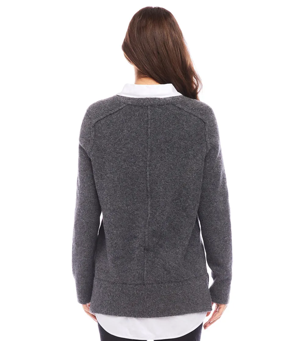 Petite Size Layered Sweater