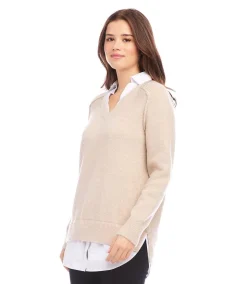 Petite Size Layered Sweater