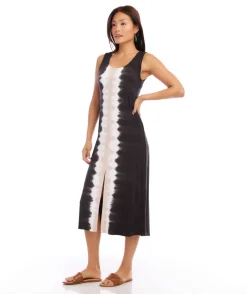 Petite Size Midi Tie Dye Dress