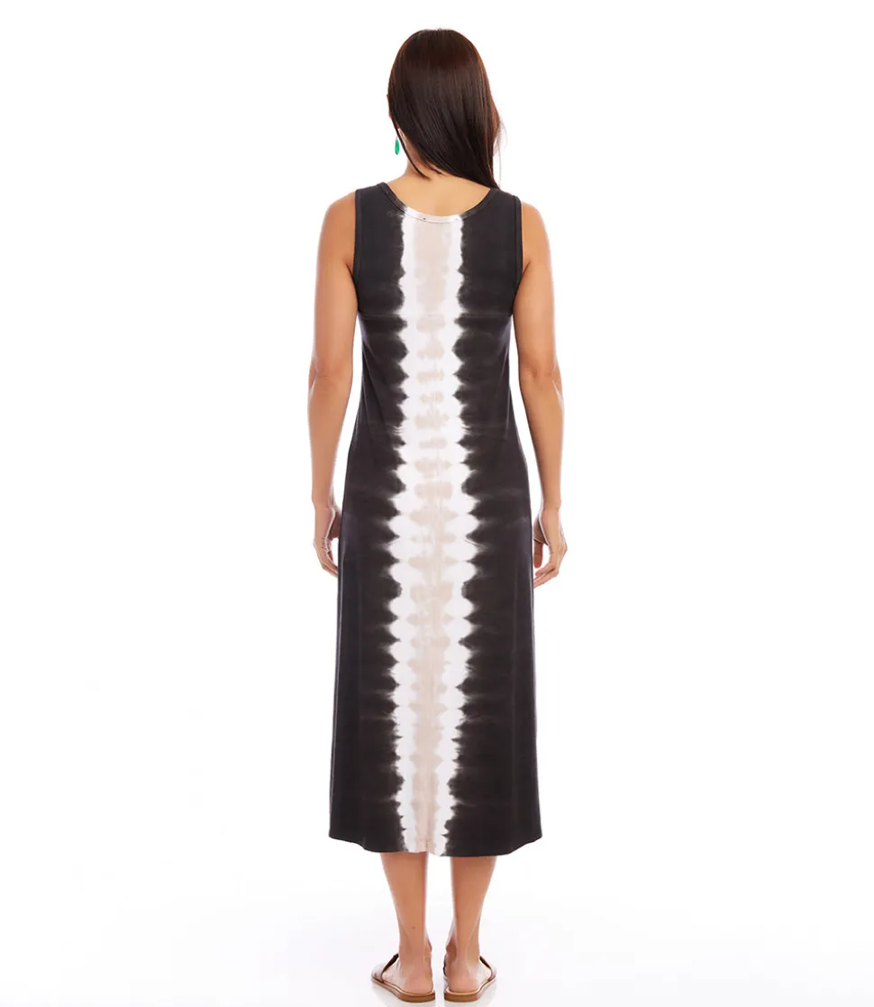 Petite Size Midi Tie Dye Dress