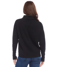 Petite Size Mock Neck Sweater