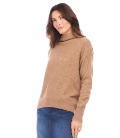 Petite Size Mock Neck Sweater