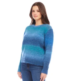 Petite Size Ombre Boucle Sweater