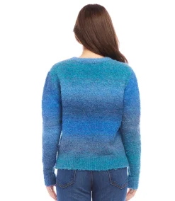 Petite Size Ombre Boucle Sweater