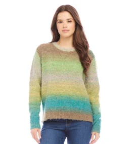 Petite Size Ombre Boucle Sweater