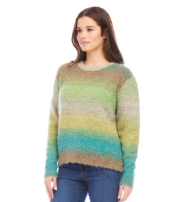 Petite Size Ombre Boucle Sweater
