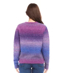 Petite Size Ombre Boucle Sweater