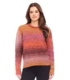 Petite Size Ombre Boucle Sweater