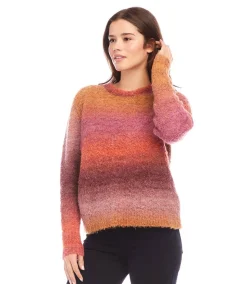 Petite Size Ombre Boucle Sweater