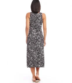 Petite Size Sleeveless Midi Dress