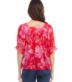 Petite Size Square Neck Top