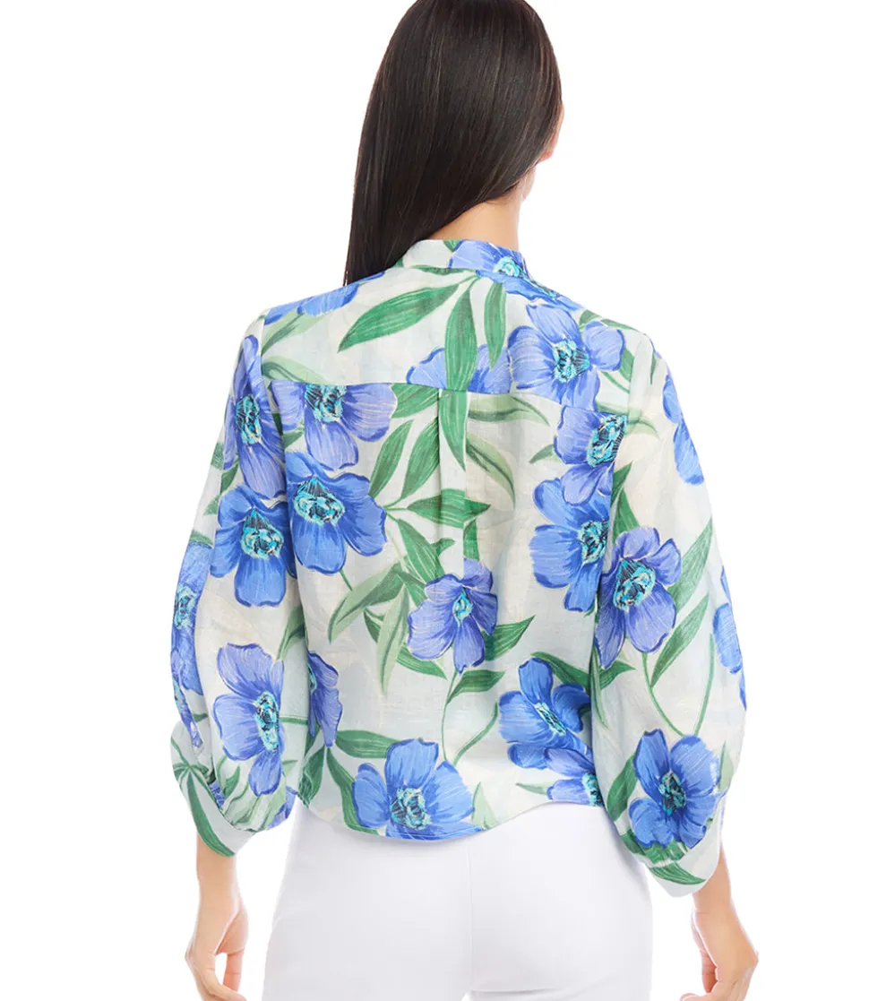 Petite Size Tie-Front Top