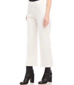 Pintuck Wide Leg Pants