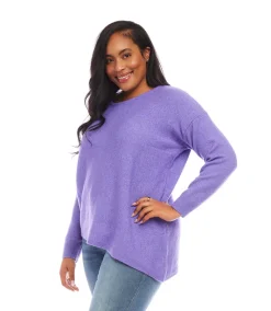 Plus Size Asymmetric Sweater