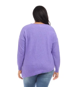 Plus Size Asymmetric Sweater