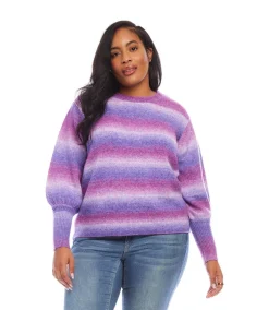 Plus Size Blouson Sleeve Sweater